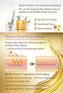 "Bye Bye Lines & Wrinkles" DAY - Face & Skin Rejuvenation - Increase Collagen, Minimise Pores, NAD+ NMN Vitamin C + Niacinamide