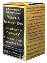 Load image into Gallery viewer, Energise-X NMN: Genius & Feel Limitless pills - Maximum Physical Energy & Mental Performance - All Vitamins & Minerals