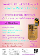 Load image into Gallery viewer, Women Superb Performance & Energy Professional Gift Set- Energy Metabolism, Reduce Tiredness & Fatigue, Help Nervous System & Immune System Function