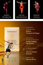 Load image into Gallery viewer, FEEL GREAT Energise 1 - Increase Energy, Brain & Heart Health - Hair Skin Fertility & Menopause - 1,000 mg NMN CoQ10 Magnesium All Vitamins & Minerals