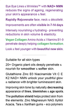 Load image into Gallery viewer, &quot;Bye Bye Lines &amp; Wrinkles&quot; DAY - Face &amp; Skin Rejuvenation - Increase Collagen, Minimise Pores, NAD+ NMN Vitamin C + Niacinamide
