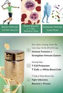 Immune 5 - Boost Immune System, White Blood Cells + Healthy Glucose