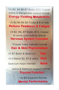 Energise-X Drink & Sublingual Powder, NAD+ NMN CoQ10 Vitamins - Increase Energy, Reduce Fatigue - Anti-Ageing