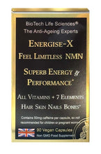 Load image into Gallery viewer, Energise-X NMN: Genius &amp; Feel Limitless pills - Maximum Physical Energy &amp; Mental Performance - All Vitamins &amp; Minerals
