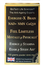 Load image into Gallery viewer, Energise-X Drink &amp; Sublingual Powder, NAD+ NMN CoQ10 Vitamins - Increase Energy, Reduce Fatigue - Anti-Ageing

