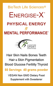 Energise-X Drink & Sublingual Powder - Virility, Fertility, Pregnancy & Nursing Support - Unisex - NAD+ NMN CoQ10 Vitamins - Increase Energy