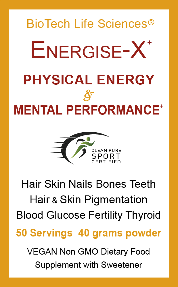 Energise-X Drink & Sublingual Powder - Virility, Fertility, Pregnancy & Nursing Support - Unisex - NAD+ NMN CoQ10 Vitamins - Increase Energy