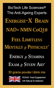 Energise-X Drink & Sublingual Powder - Virility, Fertility, Pregnancy & Nursing Support - Unisex - NAD+ NMN CoQ10 Vitamins - Increase Energy