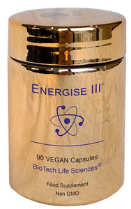 Energise 3 Lunch - Super Antioxidants - Heart & Nervous System Function.  Resveratrol Quercetin Rutin B1 B6 B9 B12 ALA ALCAR NAC TMG - New Stronger Powder Formula