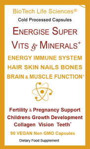 Vitamins & Minerals - Energise Super - World's Strongest Multivitamin & Mineral Supplement