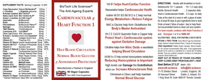 Heart Cardiovascular 1 -  Help Blood Circulation Normal Blood Glucose + Antioxidant Protection