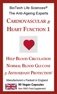 Cardiovascular Heart Function 1 -  Help Blood Circulation Normal Blood Glucose + Antioxidant Protection