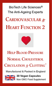 Heart Cardiovascular 2 -  Help Blood Pressure, Healthy Cholesterol, Circulation & Clotting