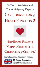 Load image into Gallery viewer, Heart Cardiovascular 2 -  Help Blood Pressure, Healthy Cholesterol, Circulation &amp; Clotting
