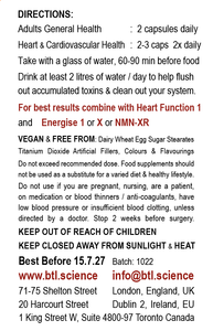 Heart Cardiovascular 2 -  Help Blood Pressure, Healthy Cholesterol, Circulation & Clotting