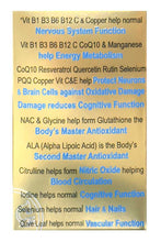 Load image into Gallery viewer, IQ3 - NeuroClean &amp; NeuroProtect® Healthy Glucose &amp; Cholesterol Metabolism, Help Protect Heart &amp; Brain against Oxidative Damage
