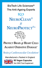 Load image into Gallery viewer, IQ3 - NeuroClean &amp; NeuroProtect® Healthy Glucose &amp; Cholesterol Metabolism, Help Protect Heart &amp; Brain against Oxidative Damage
