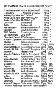 IQ3 - NeuroClean & NeuroProtect® Healthy Glucose & Cholesterol Metabolism, Help Protect Heart & Brain against Oxidative Damage