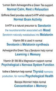 IQ4 - FEEL GOOD, Reduce Stress & Cortisol, Help Sleep, Rest & Relaxation + Adrenal Support