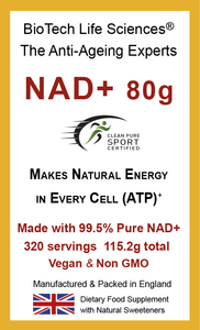 NAD+ NMN Resveratrol Drink & Sublingual Powder - Pharmaceutical Purity >99.5