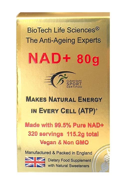 NAD+ NMN Resveratrol Drink & Sublingual Powder - Pharmaceutical Purity >99.5