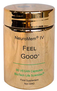 IQ4 - FEEL GOOD, Calm & Clear, Help Rest & Relaxation, Heart & Fat Metabolism Reduce Cortisol + Adrenal Support