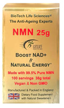Load image into Gallery viewer, NAD+ NMN Resveratrol Drink &amp; Sublingual Powder - Pharmaceutical Purity &gt;99.5
