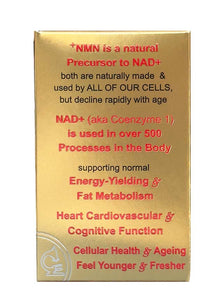 NAD+ NMN Resveratrol Drink & Sublingual Powder - Pharmaceutical Purity >99.5