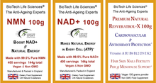 Load image into Gallery viewer, NAD+ NMN Resveratrol Drink &amp; Sublingual Powder - Pharmaceutical Purity &gt;99.5
