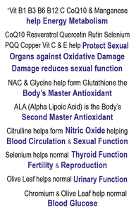 Pro Vitality 1: Fertility, Peri & Menopause - Protect Sexual Organs against Oxidative Damage - Unisex