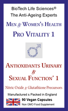 Load image into Gallery viewer, Pro Vitality 1: Fertility, Peri &amp; Menopause - Protect Sexual Organs against Oxidative Damage - Unisex
