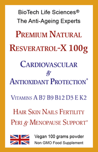 NAD+ NMN Resveratrol Drink & Sublingual Powder - Pharmaceutical Purity >99.5