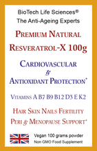 Load image into Gallery viewer, FEEL ALIVE - NMN-XR:  NMN Resveratrol + All Vitamins &amp; Minerals, Anti-Ageing, Energy, Virility &amp; Fertility, Peri &amp; Menopause Support - unisex
