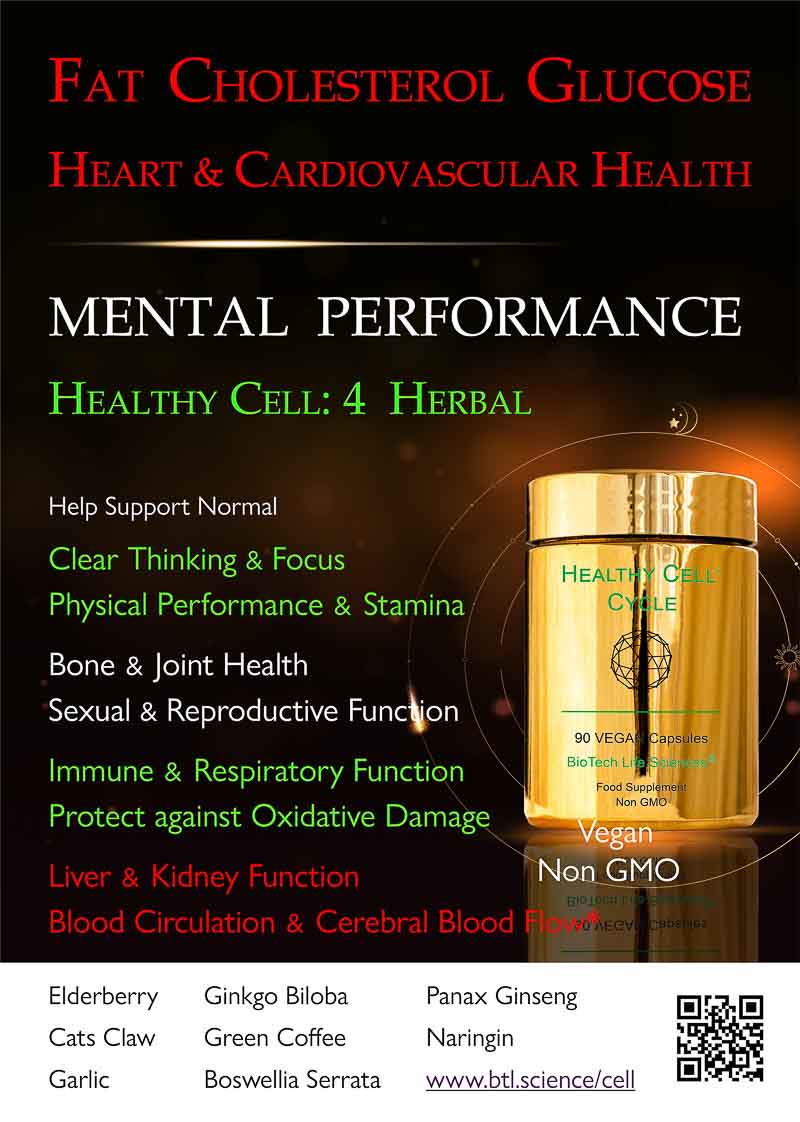 Cell 4: Male & Female Sexual Health (incl. Prostate) + Fat Cholesterol Glucose Heart & Cardiovascular Health