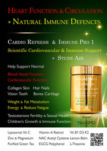 Cardio Immune 1 - Heart Function Blood Circulation & Natural Defences + Study Aid