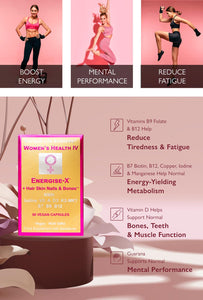 Women Superb Performance & Energy Professional Gift Set- Energy Metabolism, Reduce Tiredness & Fatigue, Help Nervous System & Immune System Function