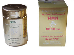 NMN & NAD+ Sublingual Powder - Pharmaceutical Purity >99.5% Supplements
